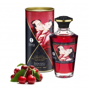 Aceite Afrodisíaco Calentador Comestible Cereza Flambeada
